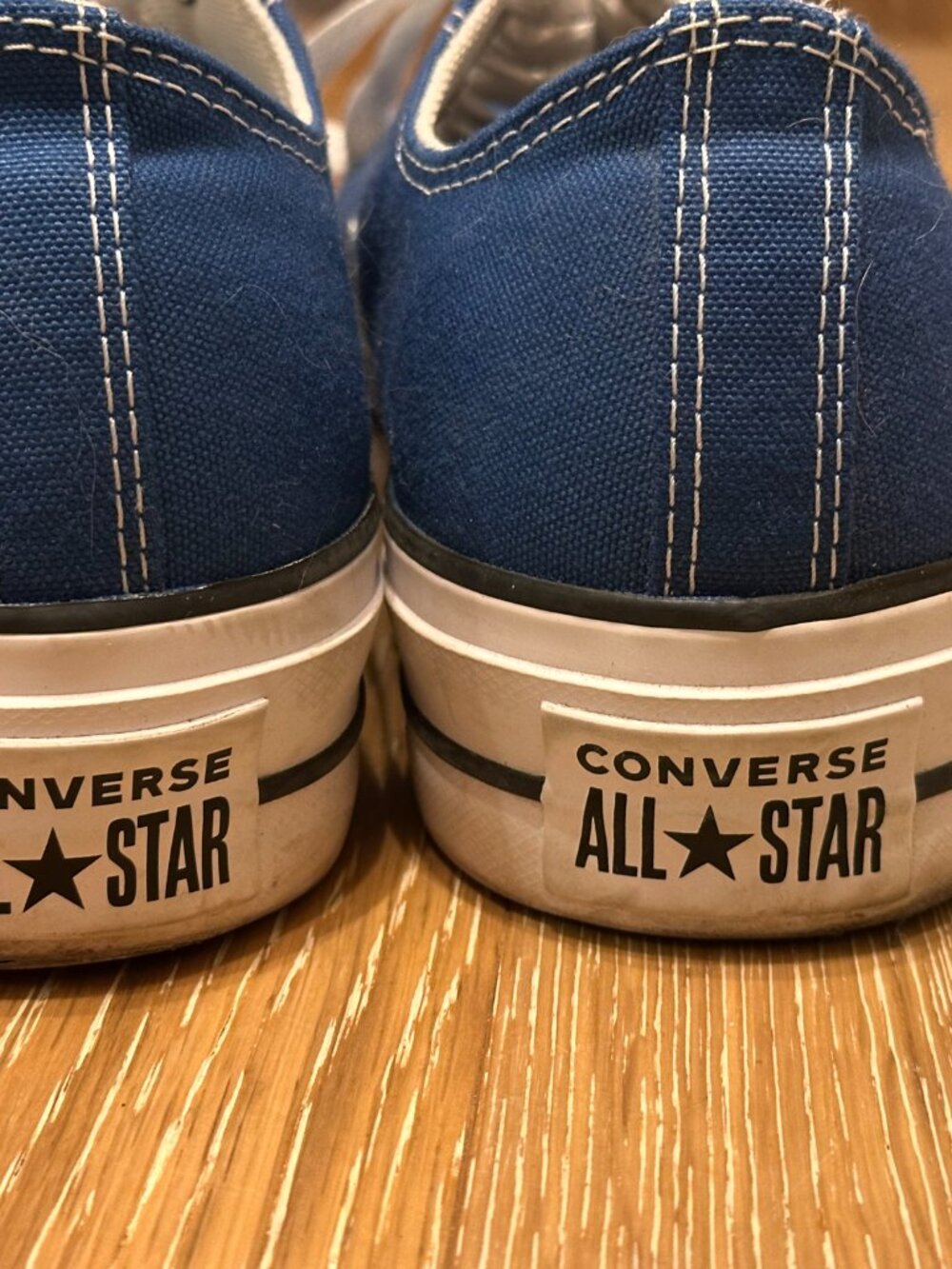 Converse Chuck Taylor All Star Platform Low Top Royal Blue Great Condition Women - Picture 3 of 8